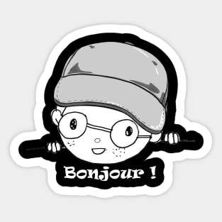 bonjour Sticker